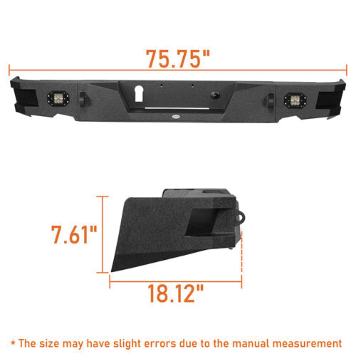 Hooke Road Rear Bumper(09-18 Dodge Ram 1500) - HE.6002