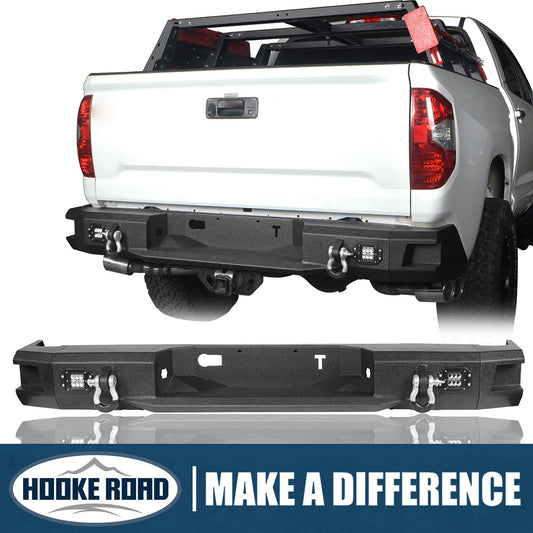 Hooke Road Toyota Tundra Full Width Rear Bumper(14-21 Toyota Tundra) - HE.5003