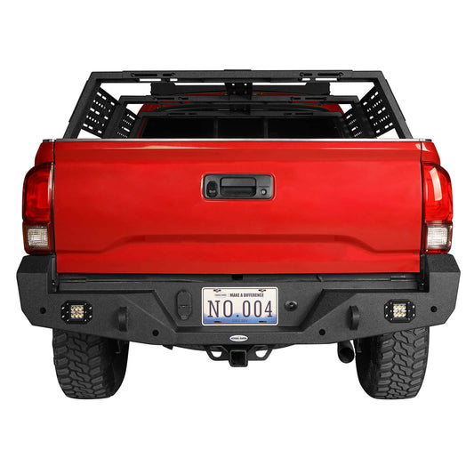 Hooke Road Rear Bumper(05-23 Toyota Tacoma) - HE.4200-1&Z01