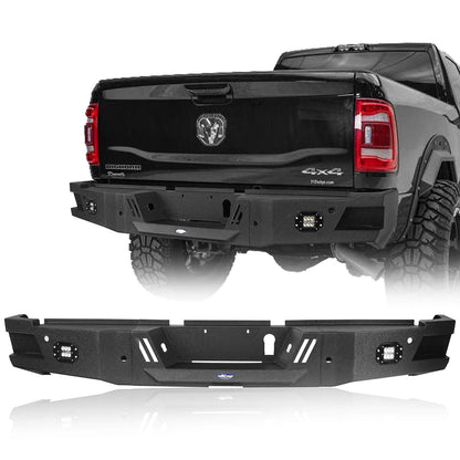 Hooke Road Front Bumper & Rear Bumper(19-24 Ram 2500 3500) - HE.6300AB&HE.6304