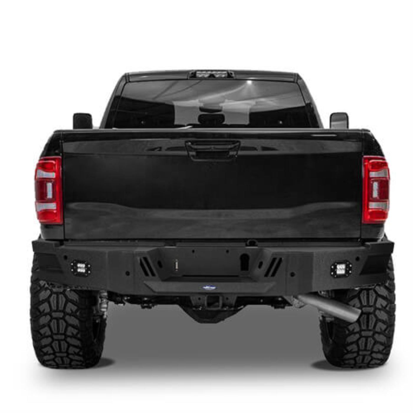 Hooke Road HR Rear Bumper w/ LED Floodlights(19-24 Ram 2500 3500) - HE.6304