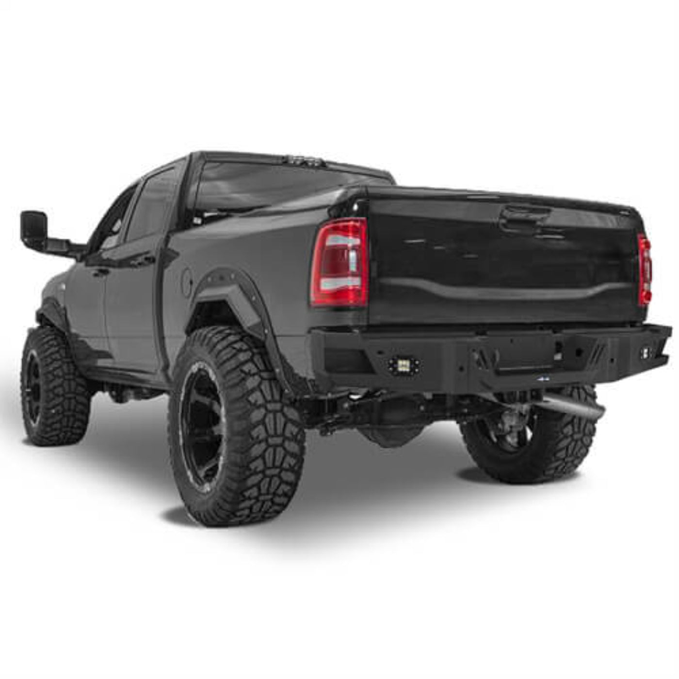Hooke Road HR Rear Bumper w/ LED Floodlights(19-24 Ram 2500 3500) - HE.6304