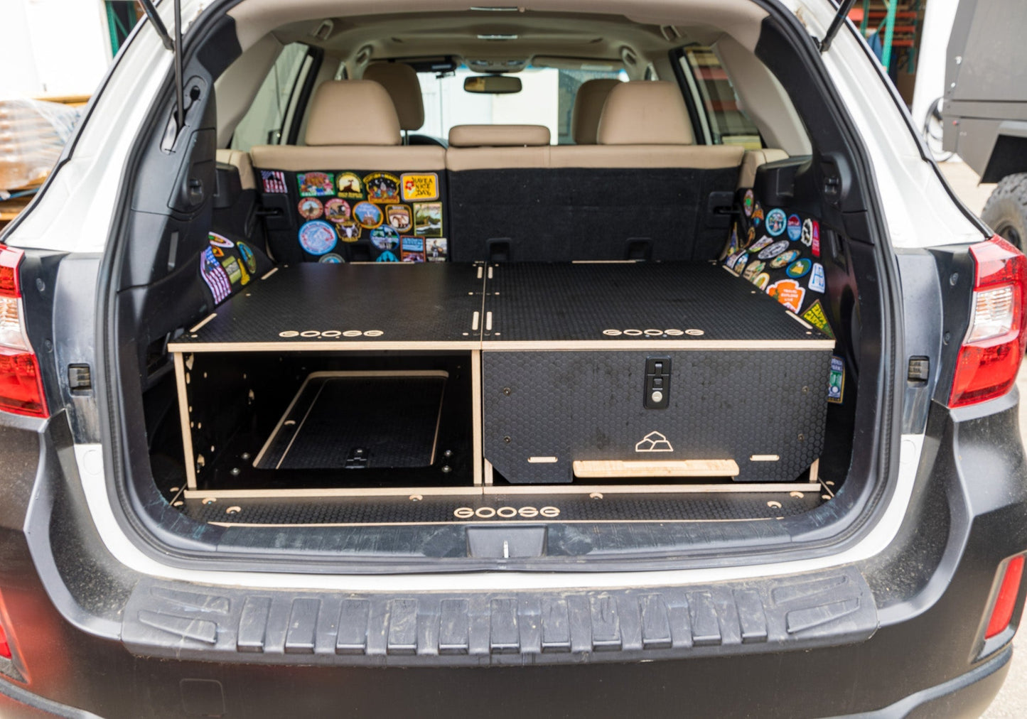 GOOSE GEAR Rear Storage Package - Subaru Outback 2015-2019 5th Gen - 5354-GGR-SH