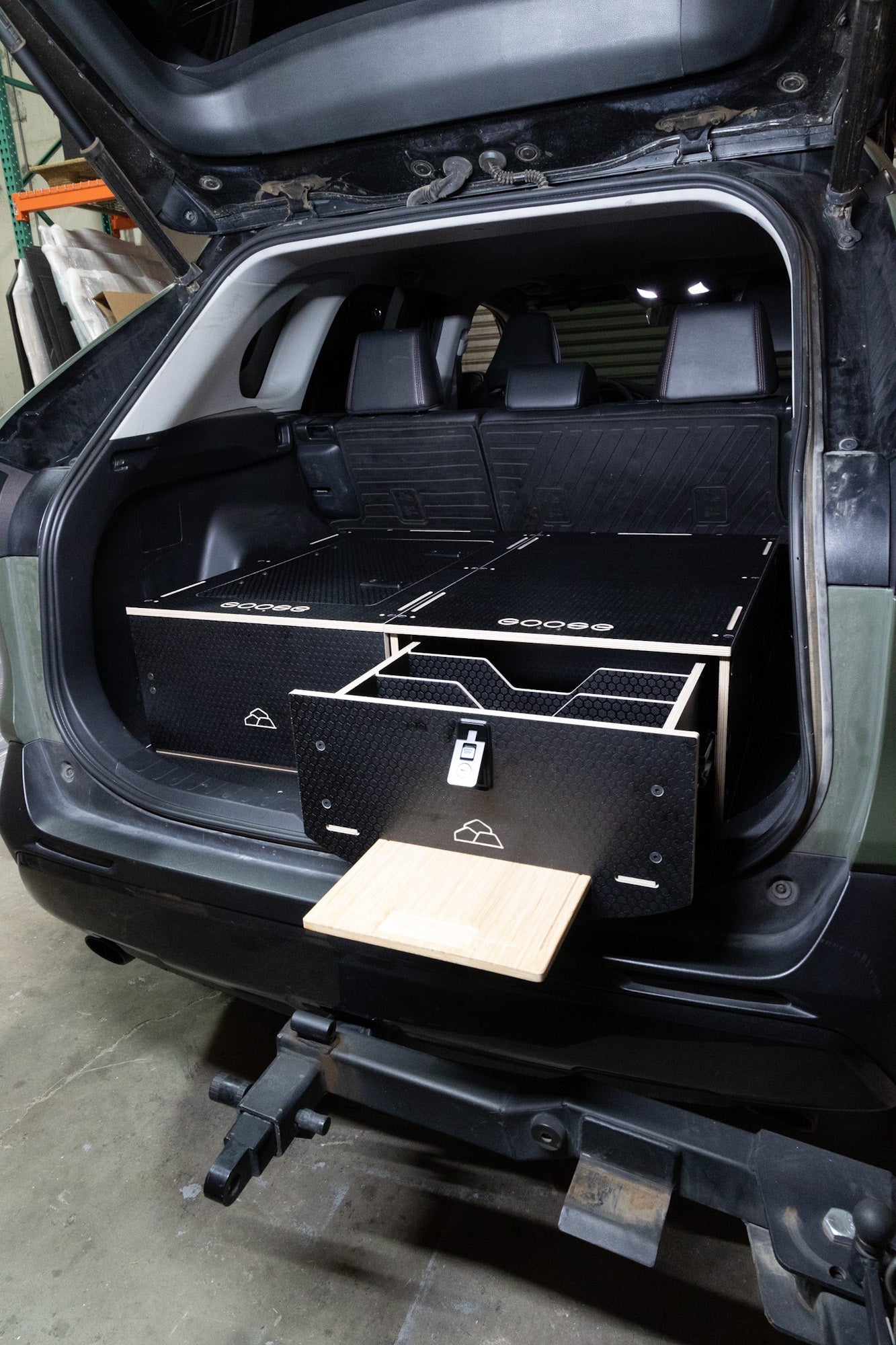 GOOSE GEAR Rear Storage Package - Toyota RAV4 2019-Present 5th Gen. Hybrid - 5611-GGR-SH