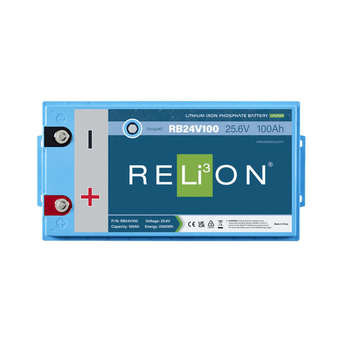 Relion 25.6V 100Ah Lifepo4 - R7RRB24V100