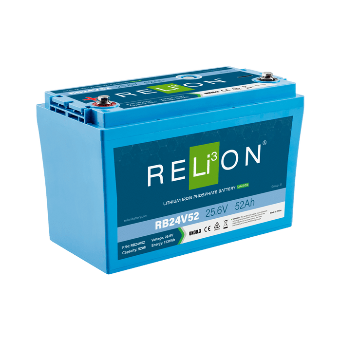 Relion 25.6V 52Ah Lifepo4 - R7RRB24V52