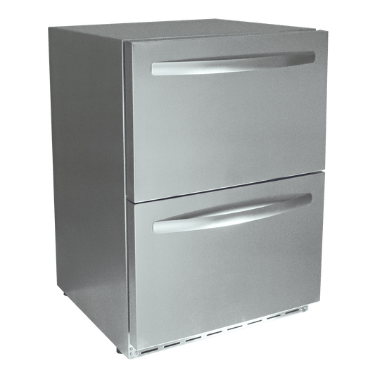 Renaissance Cooking Systems Stainless Two Drawer Refrigerator-UL Rated REFR4