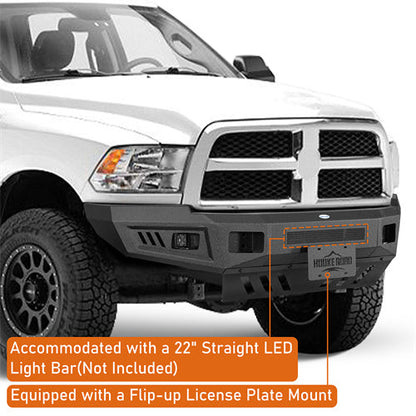 Replacement Dodge Ram Front Bumper (10-18 Ram 2500 3500) - Hooke Road - HE.6405
