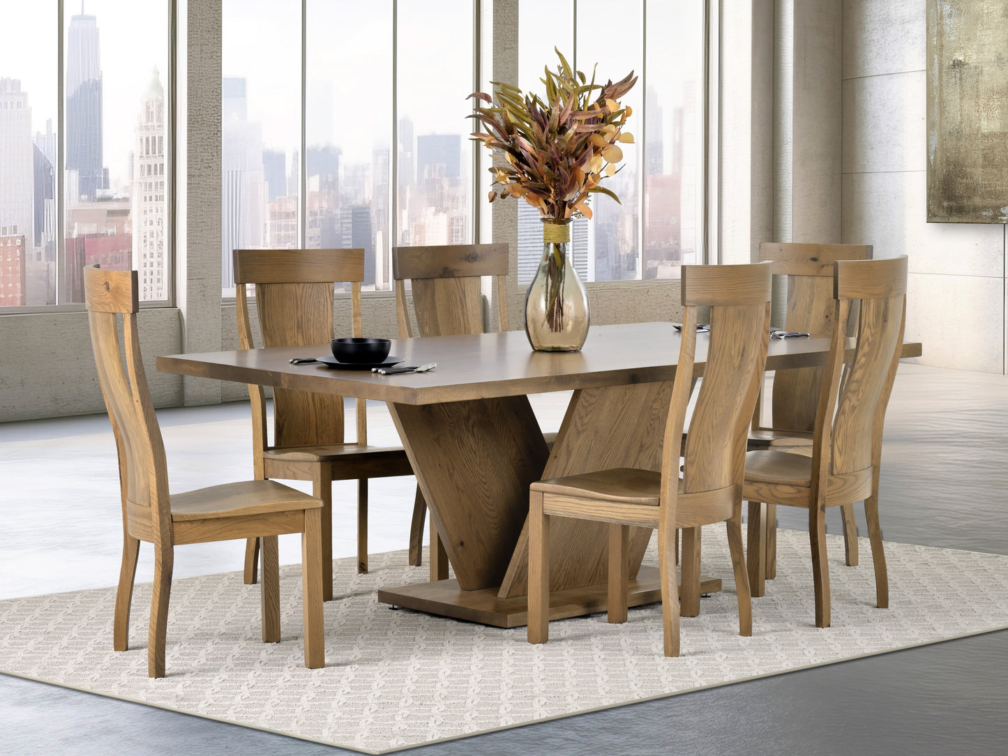 QW Amish Cooper Table - 371Y-COOPER