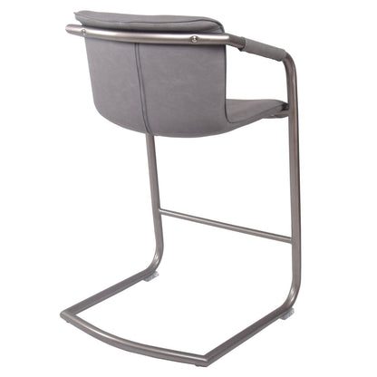 New Pacific Direct Indy PU Leather Counter Stool, (Set of 2)  - 1060004-216