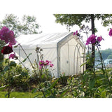 Rhino Shelter Greenhouse (House Style) 12’W x 12’L x 8’H - GH121208H