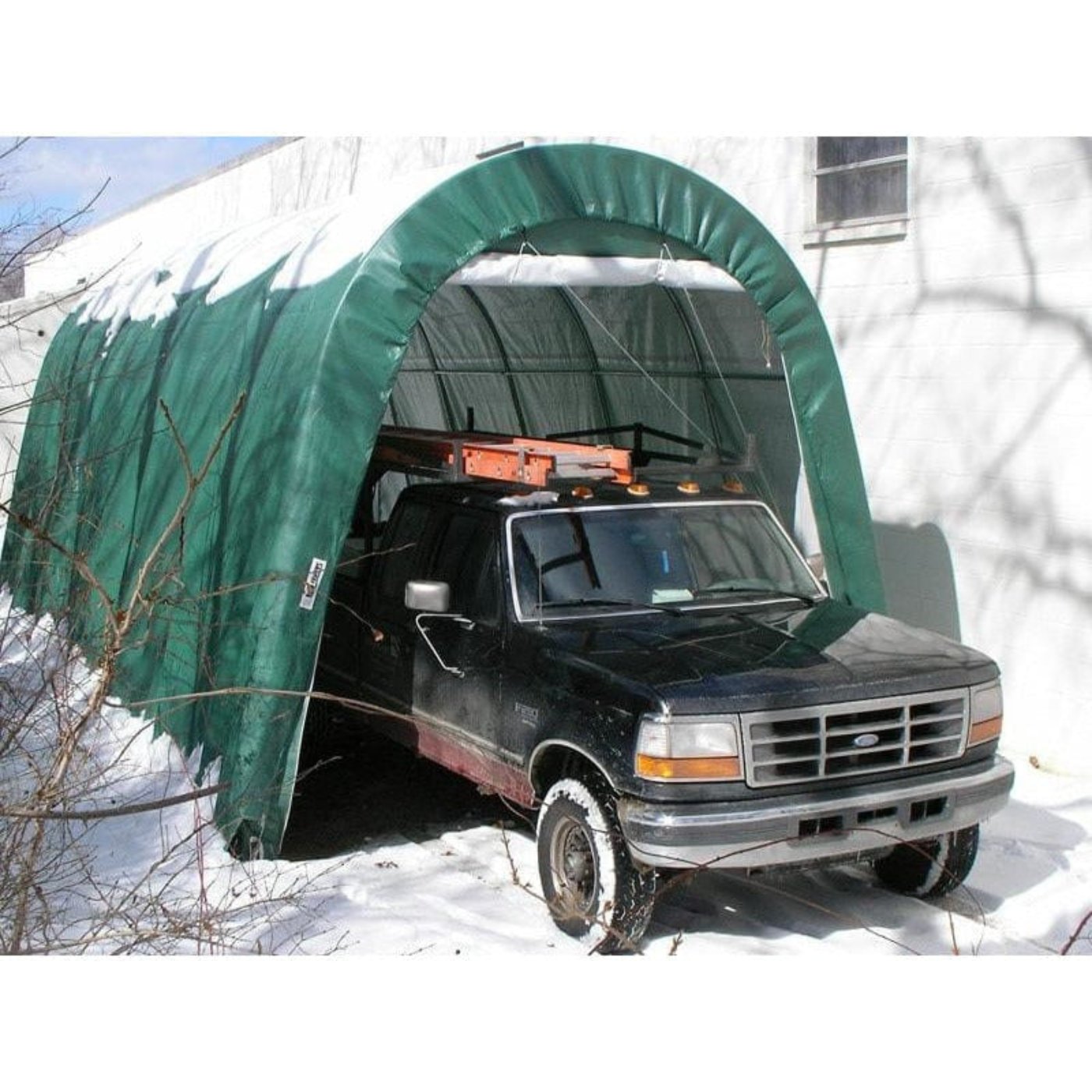 Rhino Shelter Instant Garage (Utility Building) 14’W x 30’L x 12’H - PB143012RGN