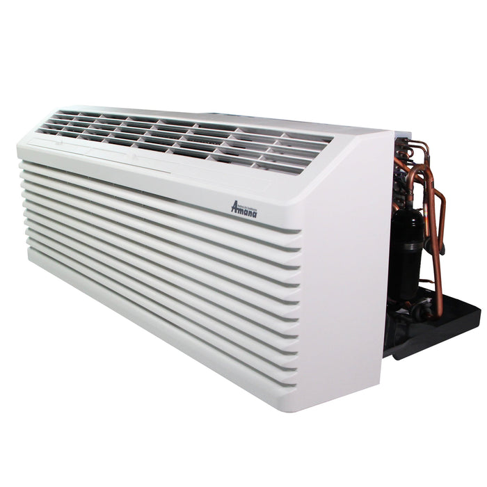 AMANA PTAC 11,800 BTU Air Conditioner PTC123J35AXXX with 3.5 kW Heater 20 Amp plug R32 - APTC12J30044