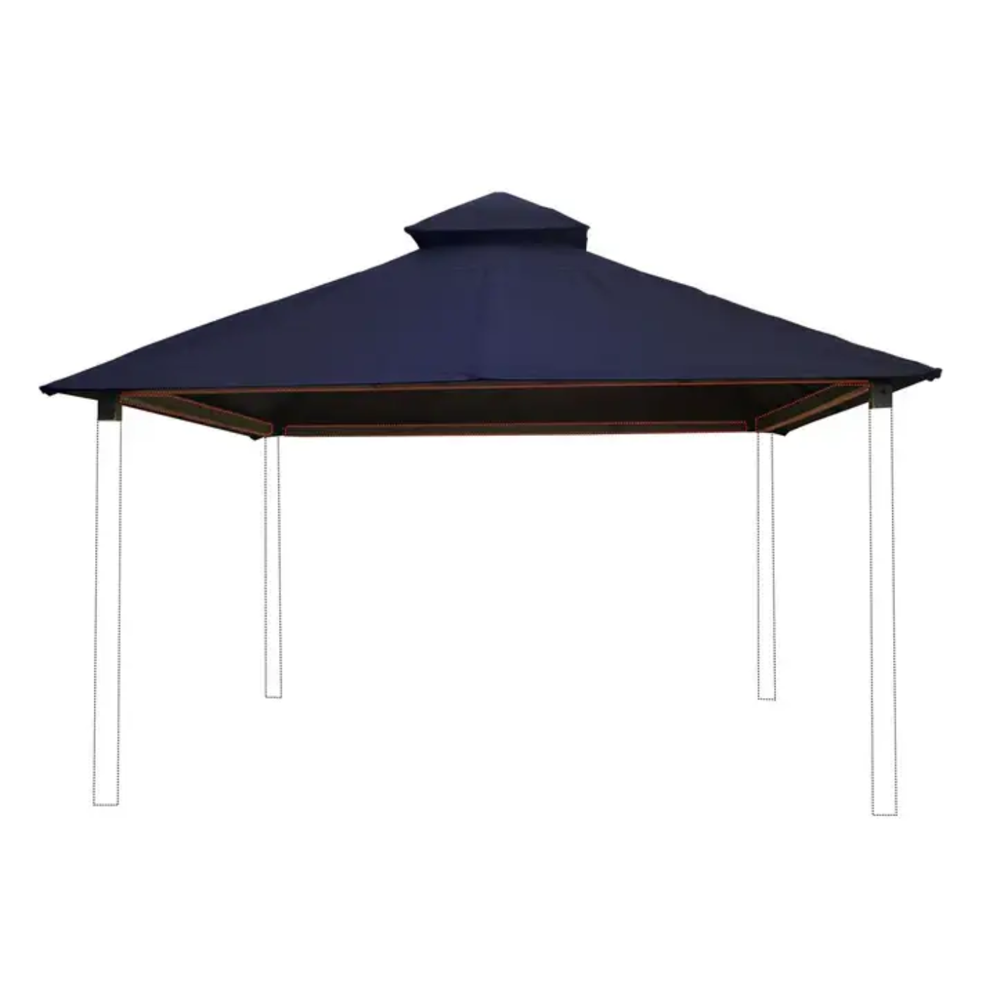 GREE Riverstone Industries ACACIA AGK12-SD 12 sq. ft. Gazebo Roof Framing And Mounting Kit with Sundura Canopy