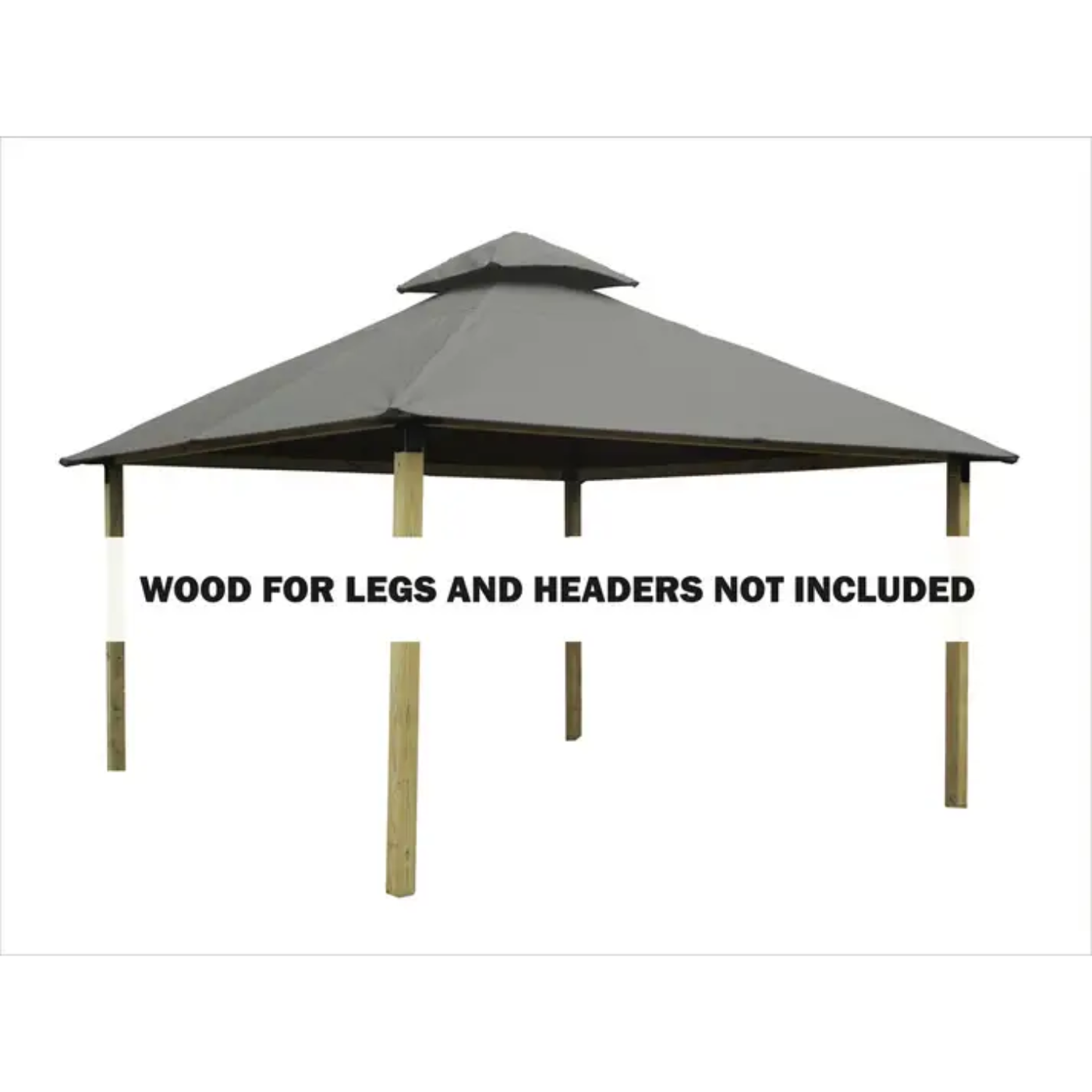 GREE Riverstone Industries ACACIA AGK14-SD 14 sq. ft. Gazebo Roof Framing And Mounting Kit with Sundura Canopy - AGK14-SD RED
