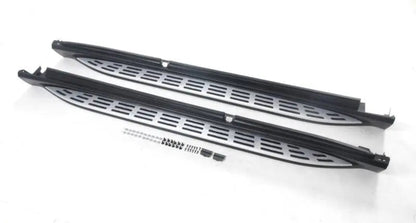 RMWC167 Black Horse Aluminum Oem Replica Running Boards - BLKRMWC167