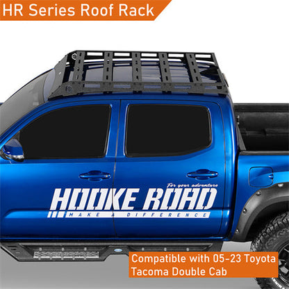 Roof Rack Top Carrier for 2005-2023 Toyota Tacoma Double Cab - Hooke Road - HE.4224-S