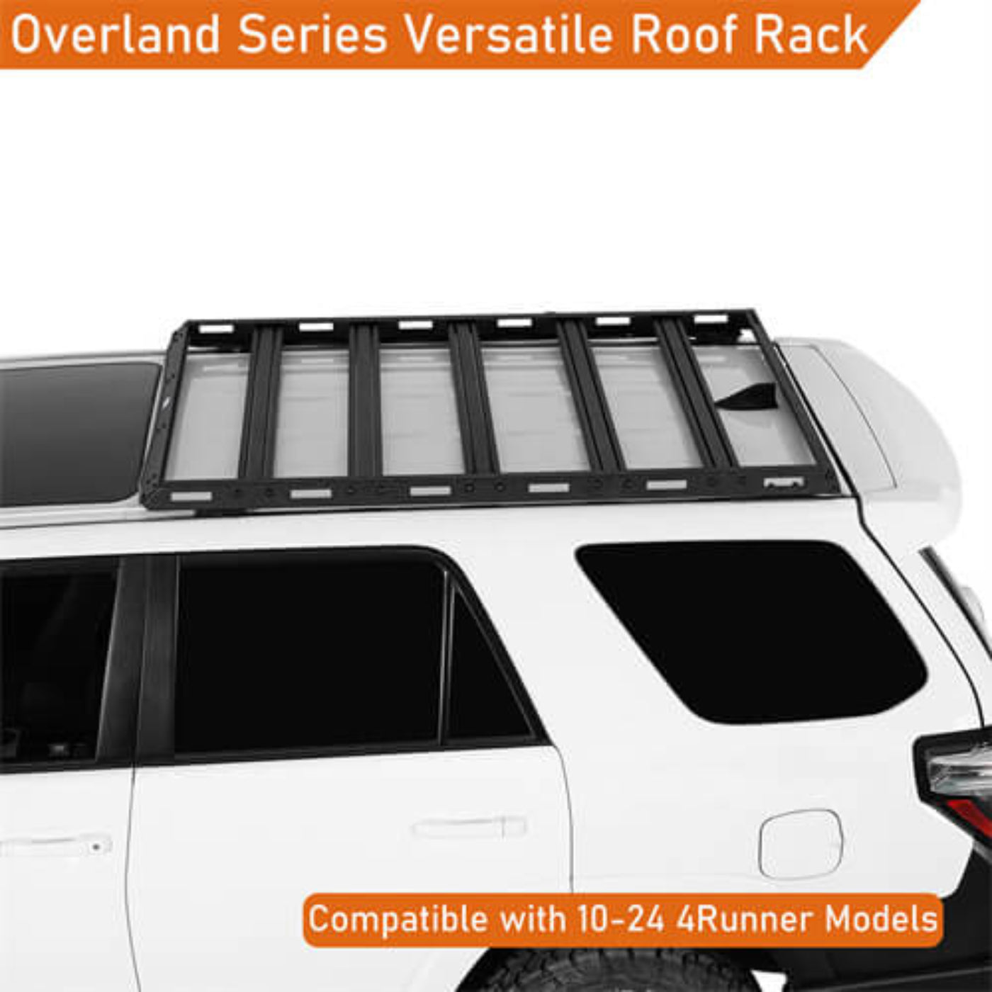 Overland Aluminum 3/4 Roof Rack For 2010-2024 Toyota 4Runner - Hooke Road - HE.9806-S