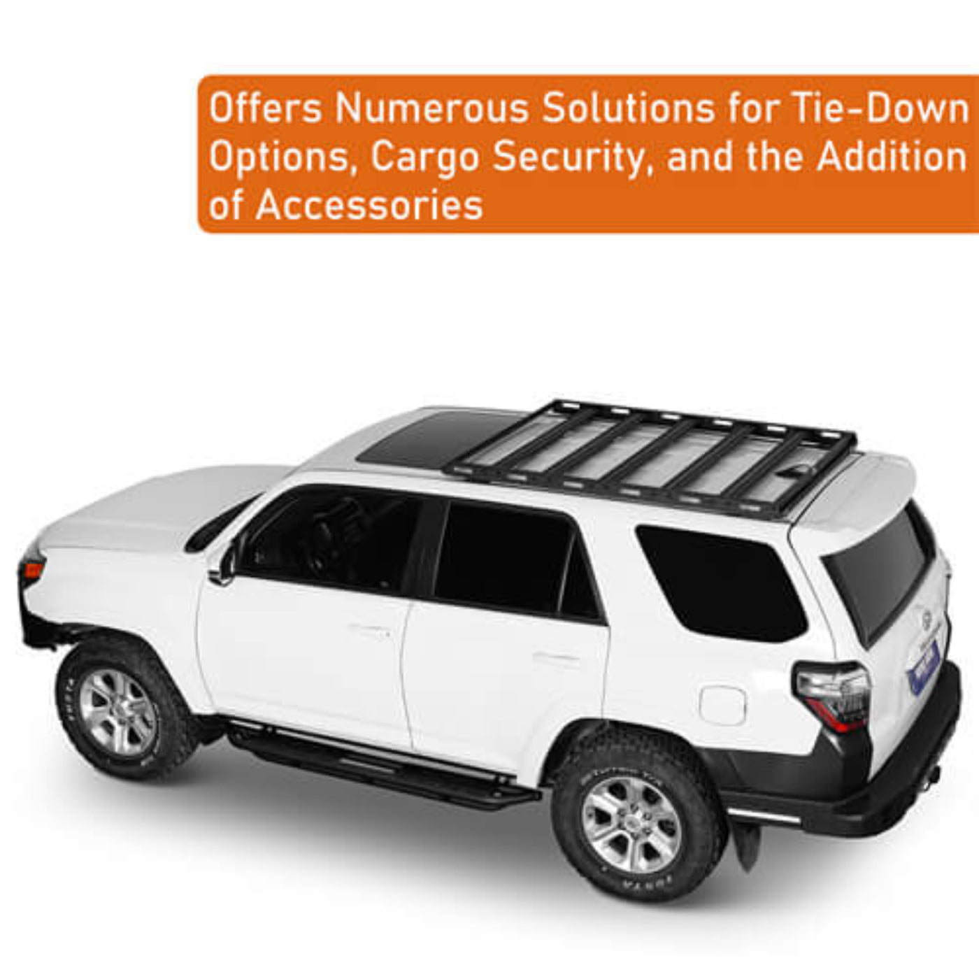 Overland Aluminum 3/4 Roof Rack For 2010-2024 Toyota 4Runner - Hooke Road - HE.9806-S