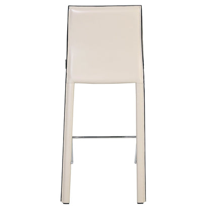 New Pacific Direct Gervin Recycled Leather Counter Stool, (Set of 2) -  448526R-98