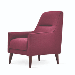 Enza Home US Alto Armchair - 2117 - K1 - 13006 Dark Pink - AR 301 - 1451839