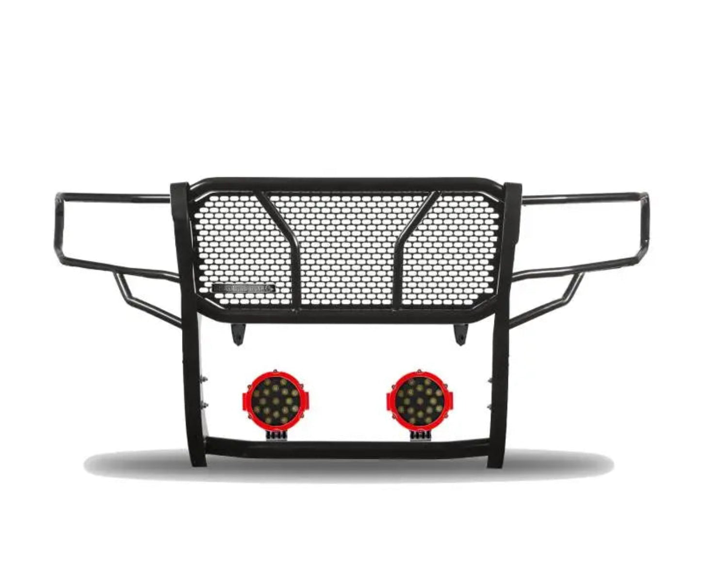 RU-DOSP07-B-PLR Black Horse Rugged Heavy Duty Grille Guard Kit - BLKRUDOSP07BP