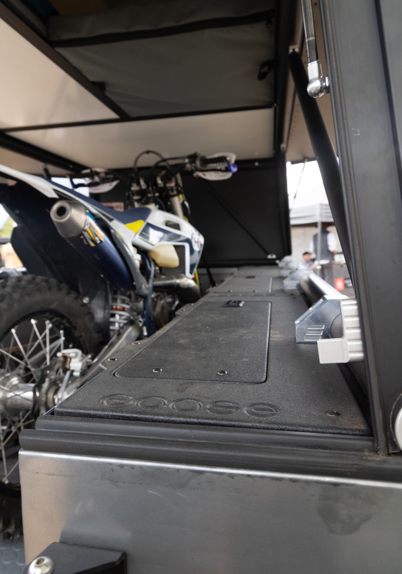 GOOSE GEAR Rustic Mountain Overland Anzac GFC Moto Hauler - Passenger Side Utility Module Package - 3664-GGR-SH
