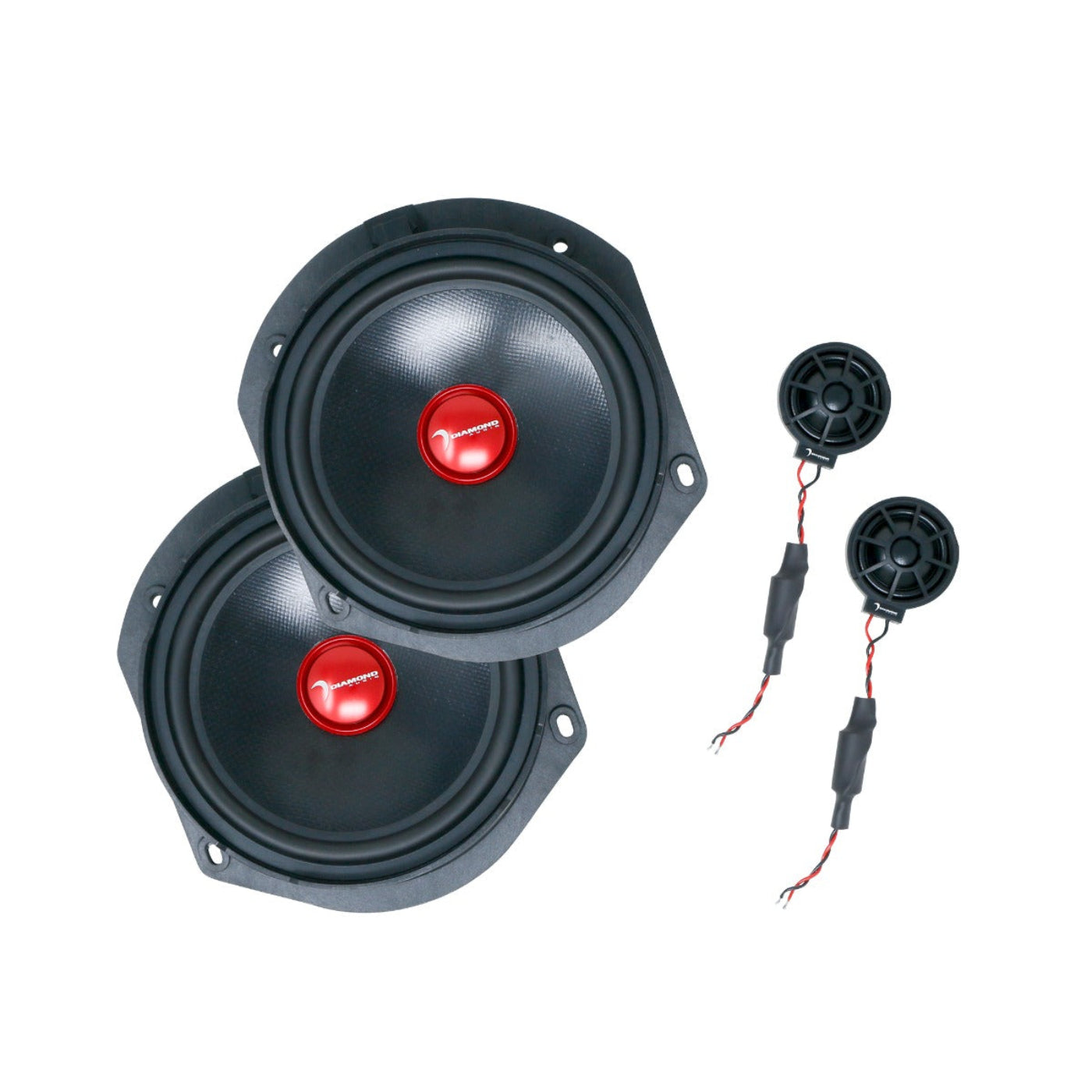 Diamond Audio Tesla Model X - 6.5" 2-Way Component Speaker Set (Plug & Play) -  X-65C