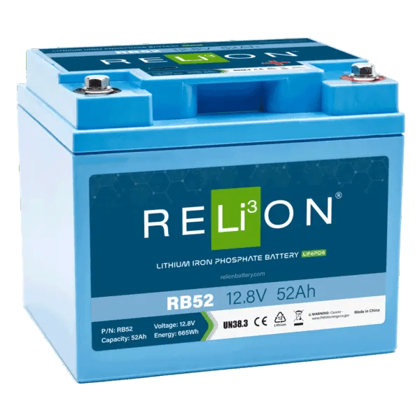 Relion 12.8V 52Ah 4Sc Lifepo4 - R7RRB52