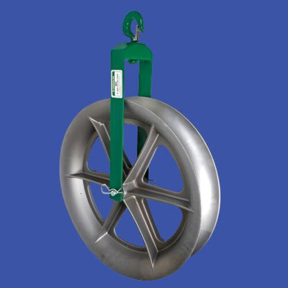 Greenlee 653 Hook Sheave 24in. Diameter with 4000lb Capacity - Reconditioned - 653