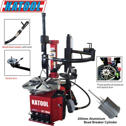 Katool Tire Changer T850 & Wheel Balancer B750 - T850+B750