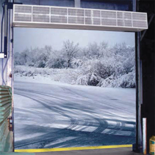 Curtron S-LI-144-4-EH-FILTER 145" Heated Light Industrial Air Curtain w/ Filter - CUSLI1444EHFILTER