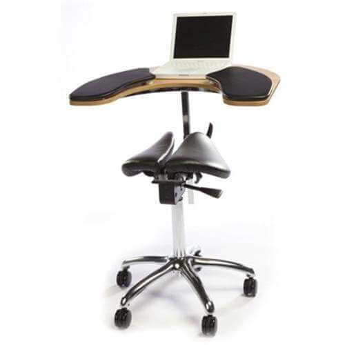 Salli Ergonomic Twin Chair with Elbow Table - SS-TwnTbl