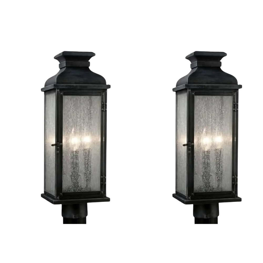 Transitional Outdoor Post Light - Procure Décor