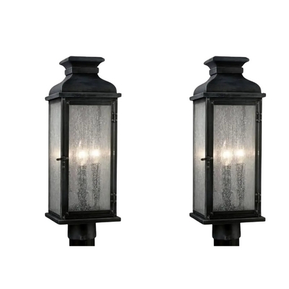 Transitional Outdoor Post Light - Procure Décor