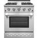 NXR 30 in. Natural Gas Range and Under Cabinet Range Hood Package, - SC3055RHBD