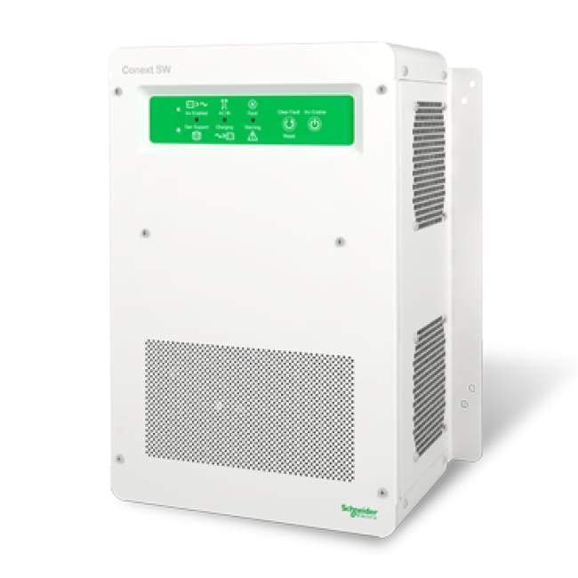 Schneider Electric - Conext SW 4kW 24VDC Inverter/Charger 120/240VAC - RNW8654024