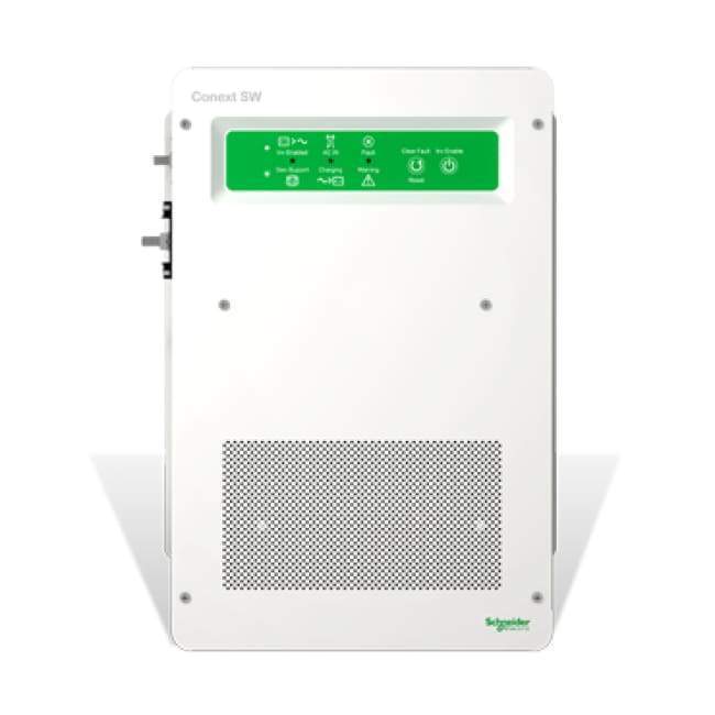 Schneider Electric - Conext SW 4kW 24VDC Inverter/Charger 120/240VAC - RNW8654024