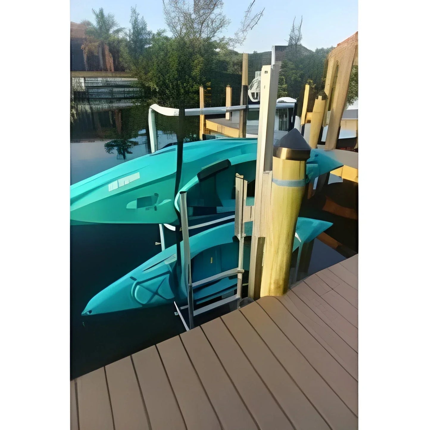 Seahorse Floating Dock Double Kayak Launch