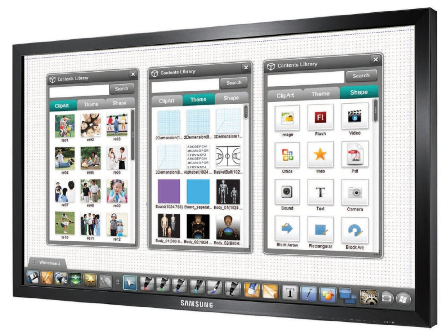 Samsung Commercial Touchscreen LCD Display - 650TS2