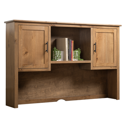 QW Amish Settlers L Shape Desk w/ Optional Hutch - 857W-SET-703-LD
