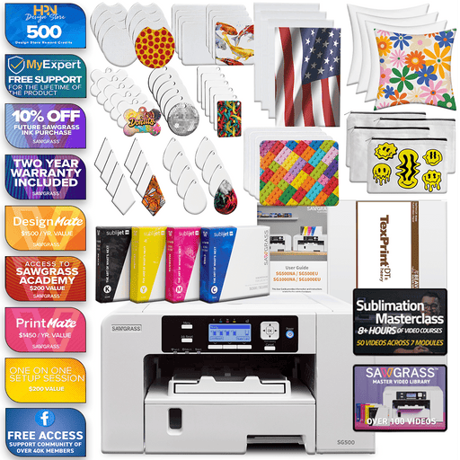 Sawgrass Virtuoso SG1000 Complete Siser EasySubli Printer Bundle Kit - SG1000-EASY-STR-B