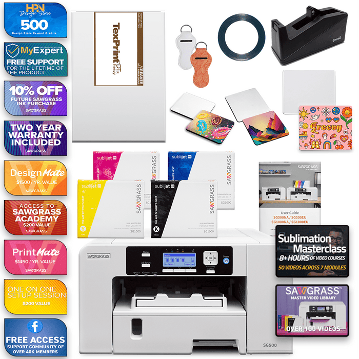 Sawgrass Virtuoso SG500 Complete Sublijet Sublimation Printer Tape Kit - SG500-JET-STR-TB