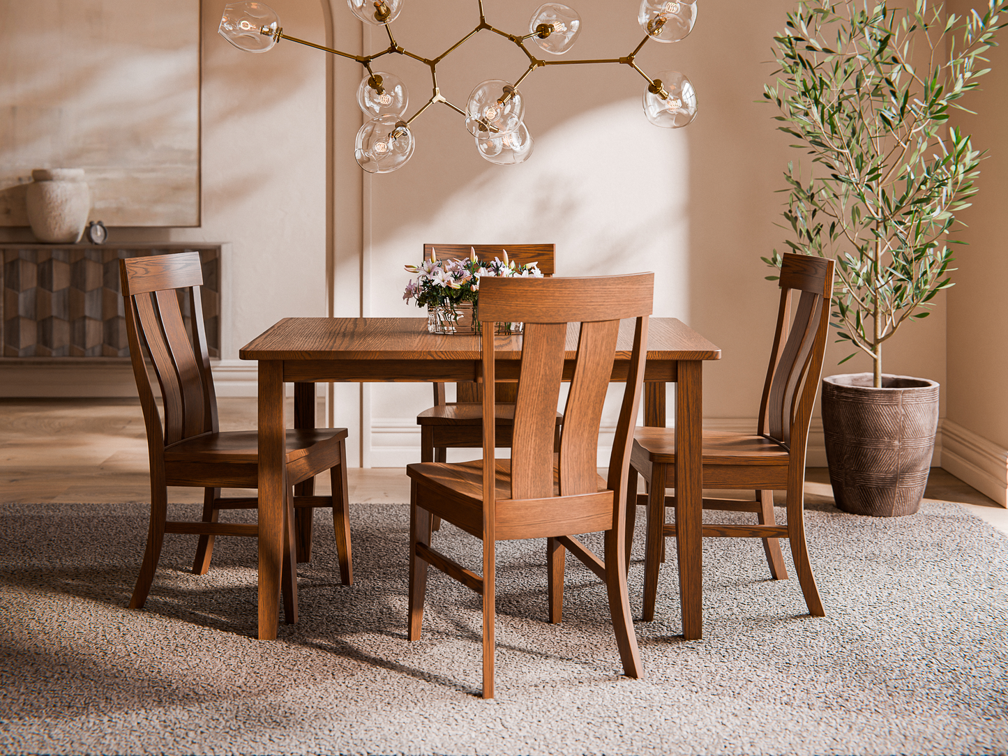 QW Amish Shawnee 5pc Set - 192F-SHAWNEE-5PC