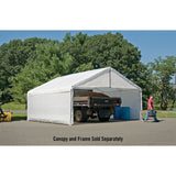 ShelterLogic | Canopy Enclosure Kit 18 × 30 ft. White (FR Rated - Frame and Canopy Sold Separately) - 26179