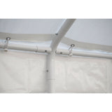 ShelterLogic | Canopy Enclosure Kit 18 × 30 ft. White (FR Rated - Frame and Canopy Sold Separately) - 26179