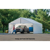 ShelterLogic | Canopy Enclosure Kit 18 × 30 ft. White (FR Rated - Frame and Canopy Sold Separately) - 26179