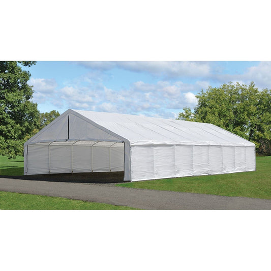 ShelterLogic | Enclosure Kit for the UltraMax Canopy 30 x 50 ft. White Industrial (Frame and Canopy Sold Separately) - 27777