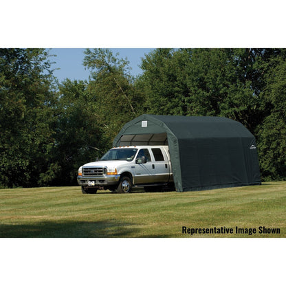ShelterLogic | ShelterCoat 12 x 24 x 9 ft. Garage Barn Green STD - 97154