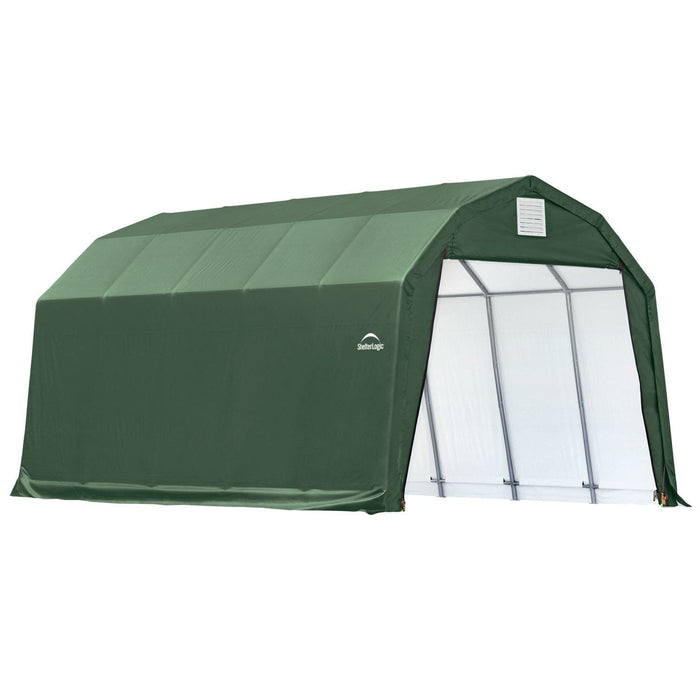 ShelterLogic | ShelterCoat 12 x 24 x 9 ft. Garage Barn Green STD